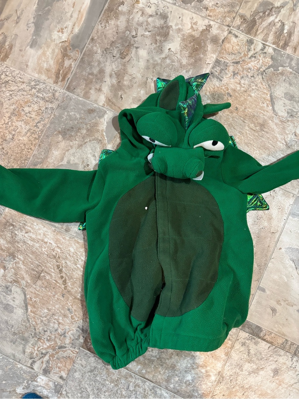 Green Dragon Kids Costume Hooded costume